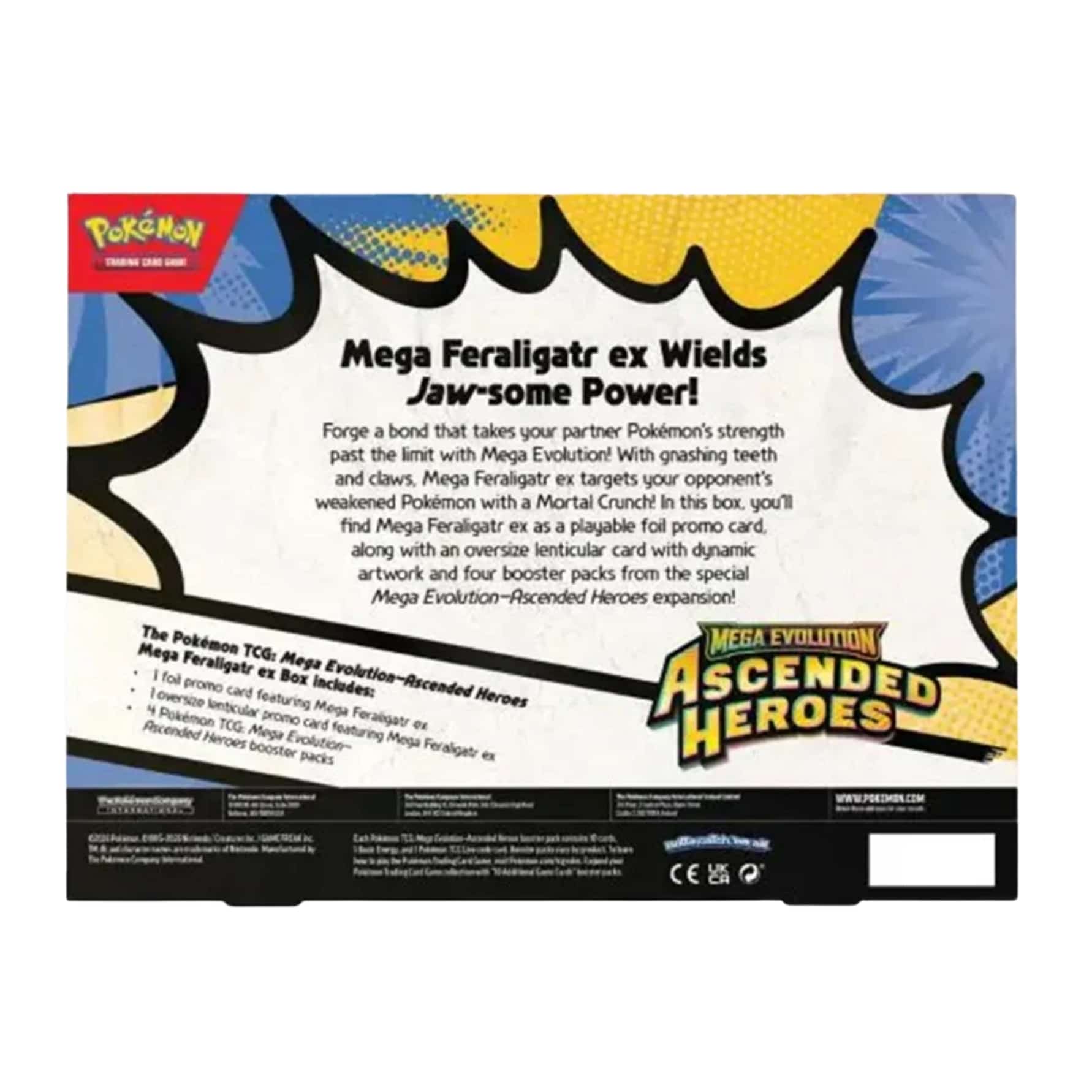 Pokémon Mega Feraligatr ex Box Inglés