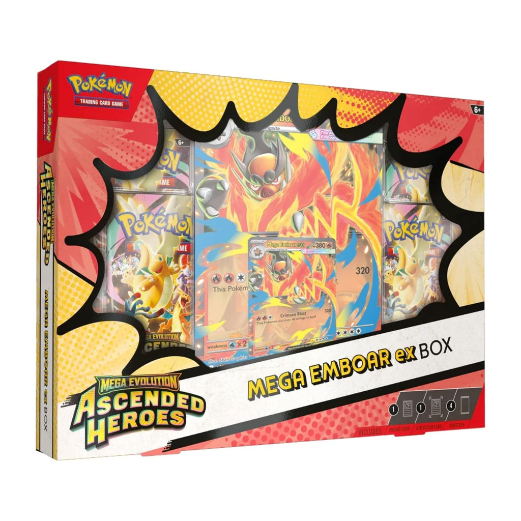 Pokémon Mega Emboar ex Box Inglés