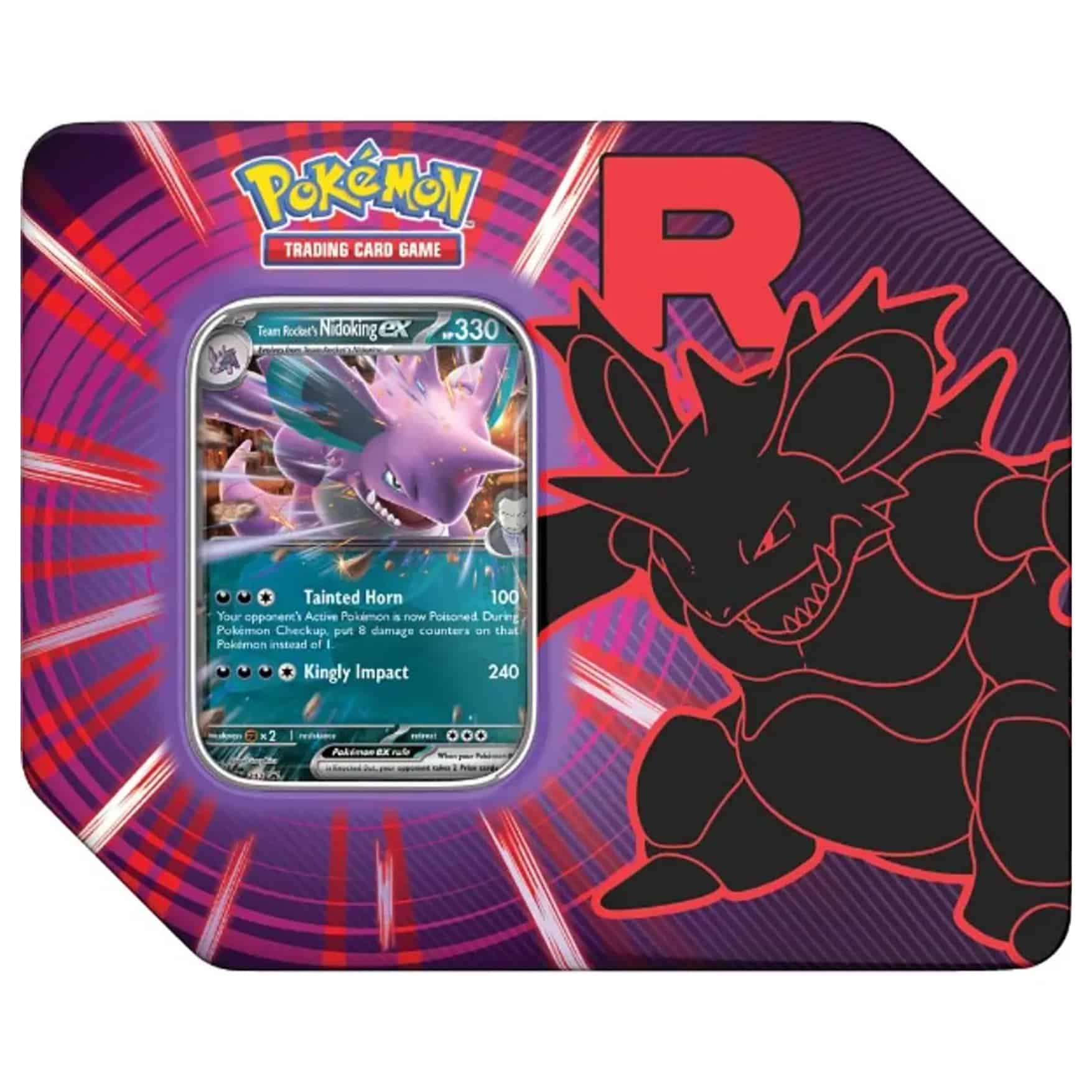 Pokémon Team Rocket Tin Nidoking Inglés